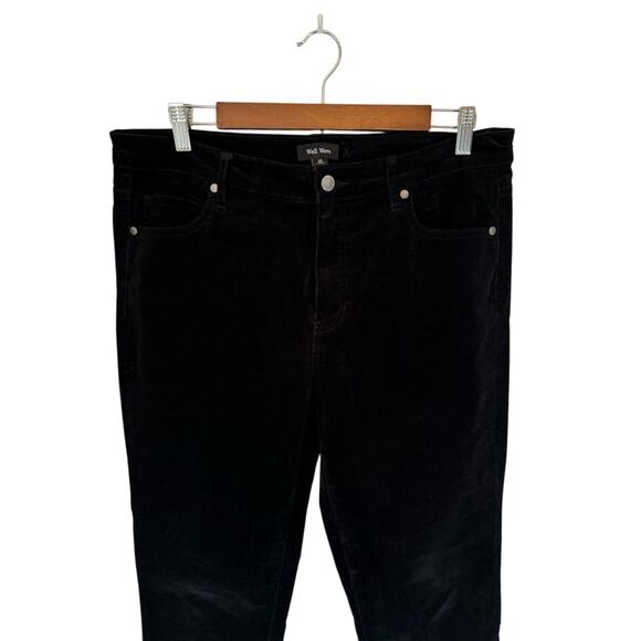 Well Worn Women's 12 Black 90's Y2K Soft Corduroy Stretch Straight Leg Pants - Picture 1 of 8